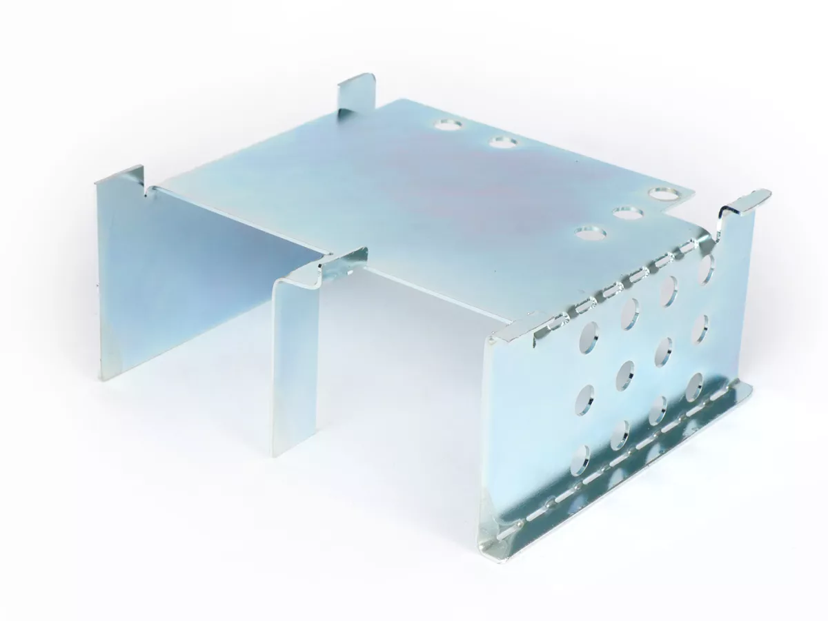 Placa de retención para CDI / regulador de tensión -JOCKEYS- Lambretta/Vespa - para montaje en el alojamiento de la batería/batería ficticia