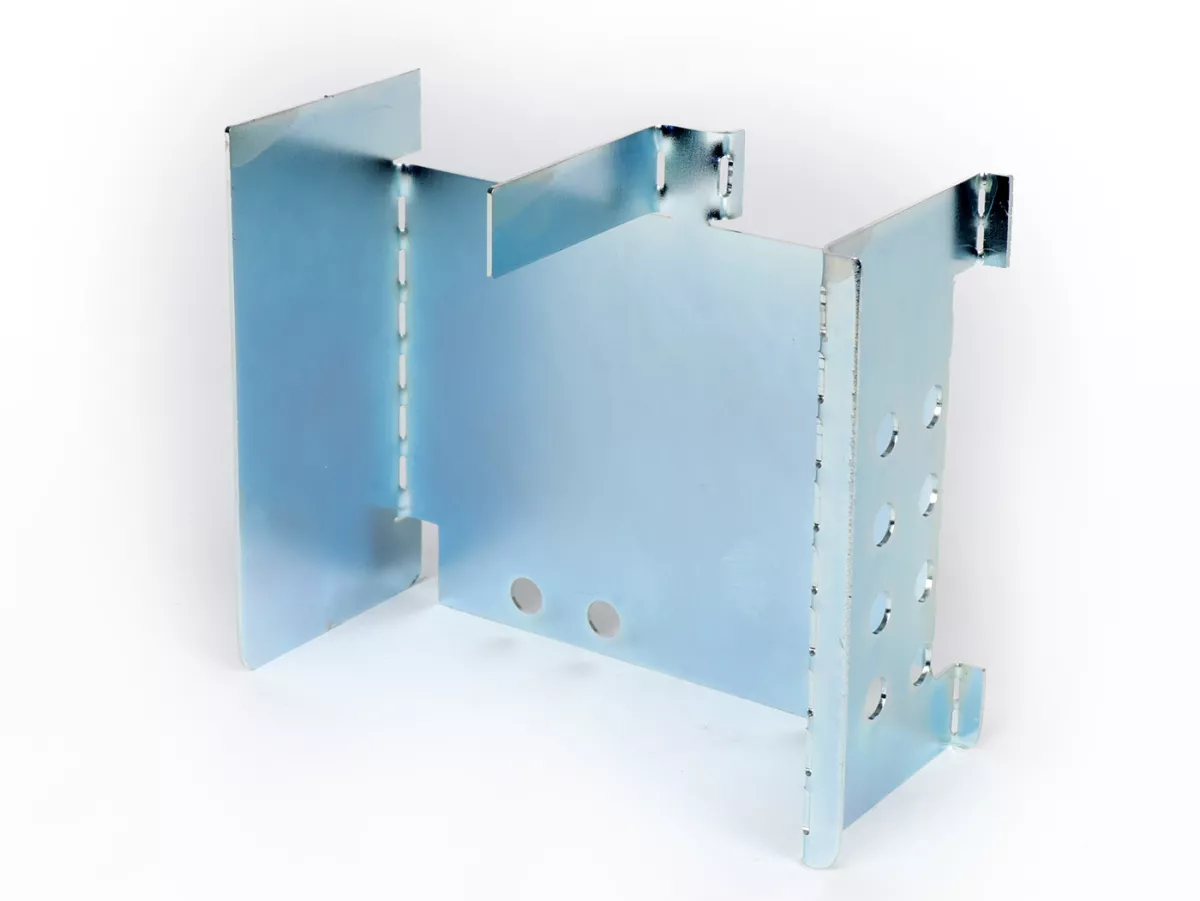 Placa de retención para CDI / regulador de tensión -JOCKEYS- Lambretta/Vespa - para montaje en el alojamiento de la batería/batería ficticia