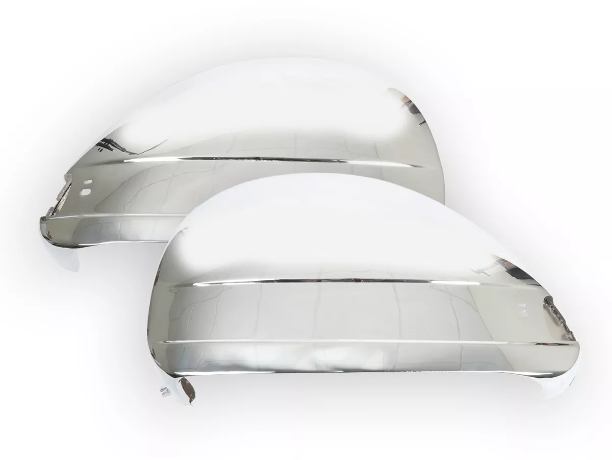 Juego tapa lateral -VESPA- Vespa PX80, PX125, PX150, PX200, T5 125cc (modelos con intermitentes) - cierre exterior - cromado