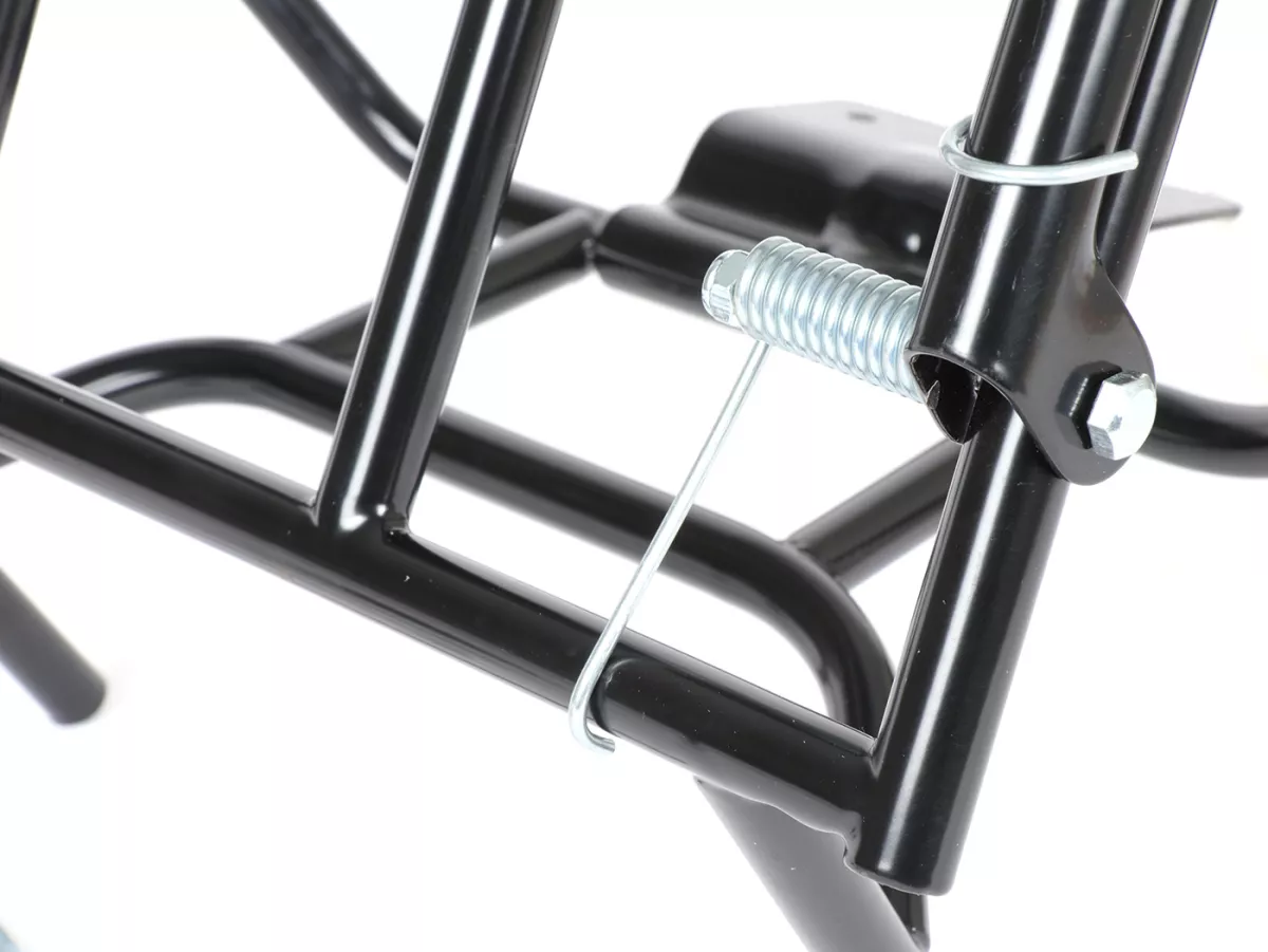Opvouwbaar bagagerek achter + reservewielhouder -AMS CUPPINI- Vespa V50, PV125, ET3 - Zwart