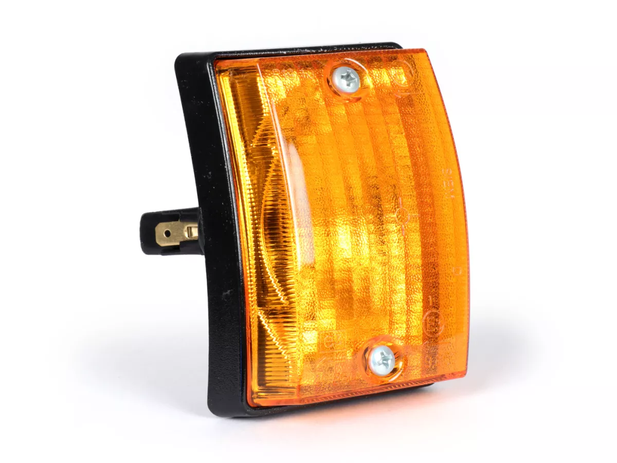 Blinkers -SIEM- Vespa PK50 S, PK80 S, PK125 S höger fram - Orange