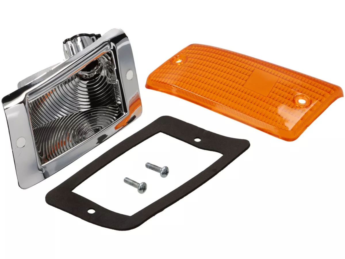 Indikator -SIEM- Vespa PK50 XL, PK125 XL bagian belakang kiri - Oranye