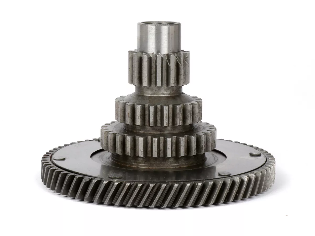 Eje auxiliar -CALIDAD OEM- Vespa 3 velocidades VNA1T, VNA2T- 14-20-27 dientes