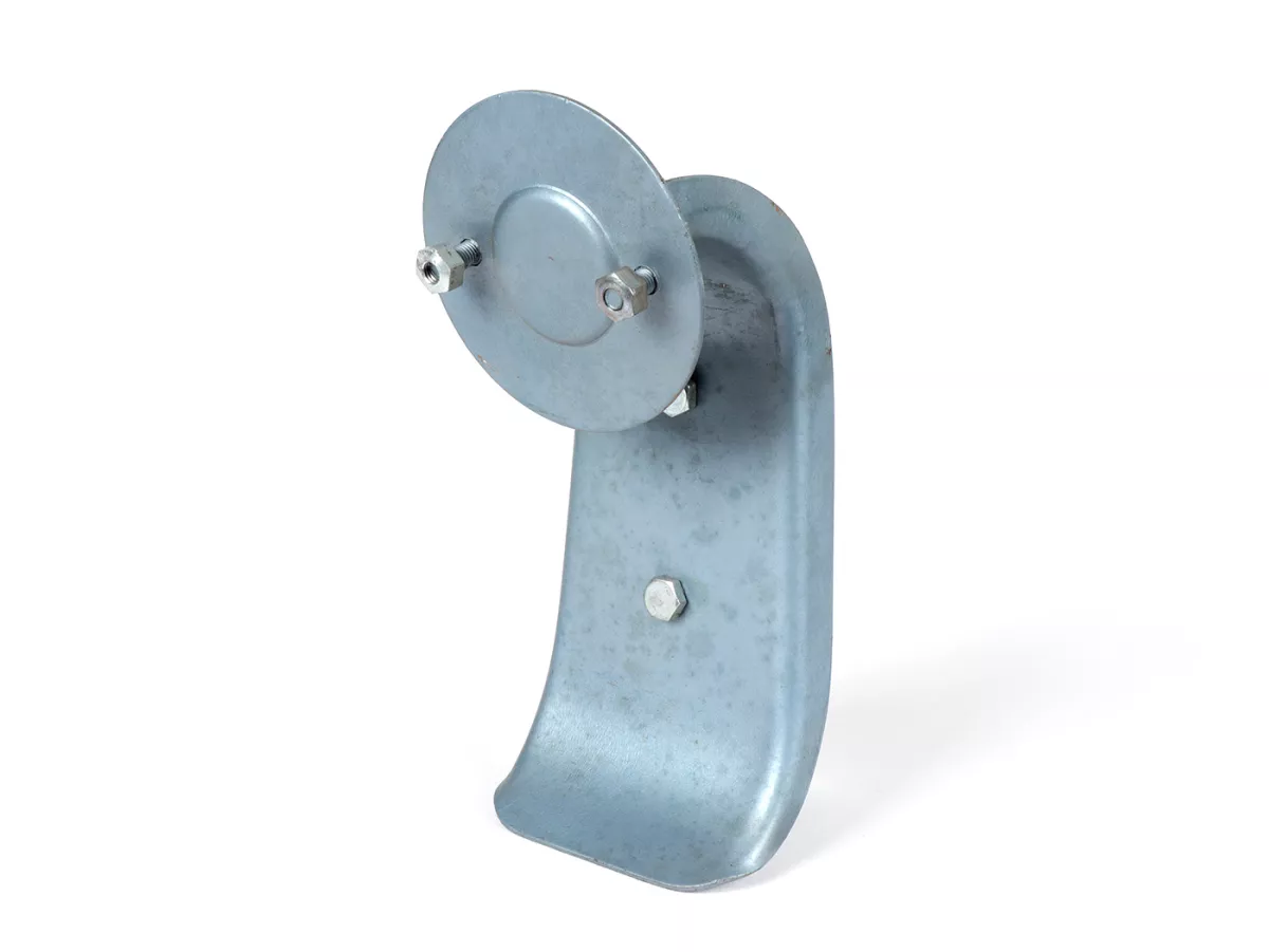 Porta ruota di scorta anteriore -ORIGINALE VIGANO (NOS)- Vespa 125-150 ccm (modelli con 8 pollici) - Telaio largo VB1T, VL3T, Telaio grande VNA, VNB, VBA, VBB , Motovespa 125 S/N/L, 150 F/L