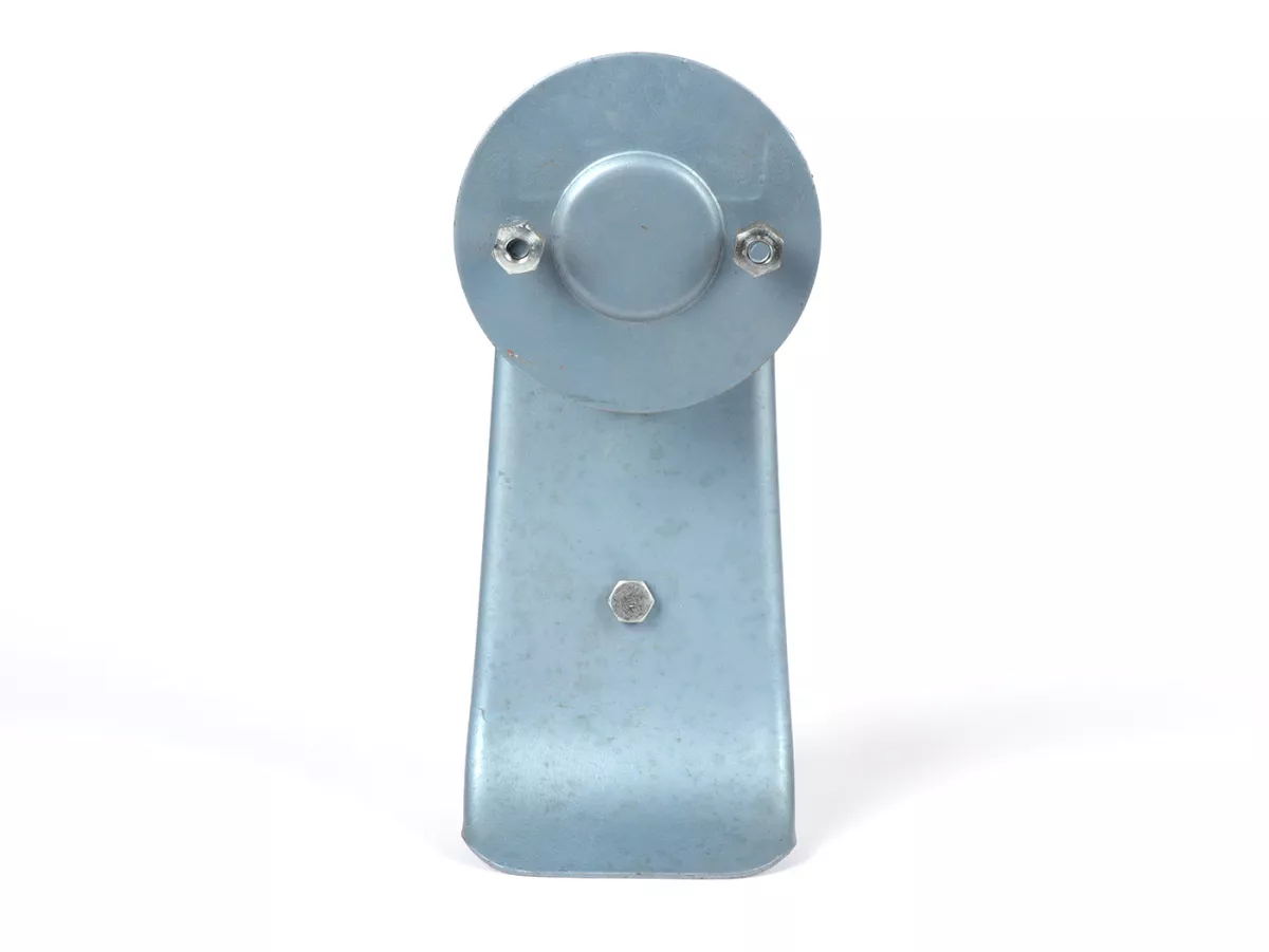 Porta ruota di scorta anteriore -ORIGINALE VIGANO (NOS)- Vespa 125-150 ccm (modelli con 8 pollici) - Telaio largo VB1T, VL3T, Telaio grande VNA, VNB, VBA, VBB , Motovespa 125 S/N/L, 150 F/L