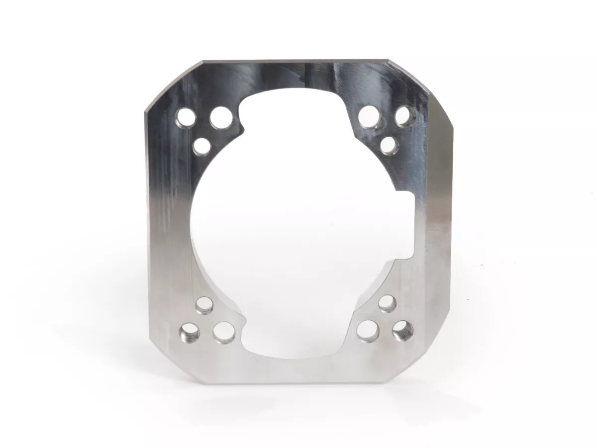 Adapterplatta för cylinderkonvertering -OVERREV för Simonini 230 Mini 2 Evo till motorhus Quattrini C1- Vespa V50, PV125, ET3, PK50-125