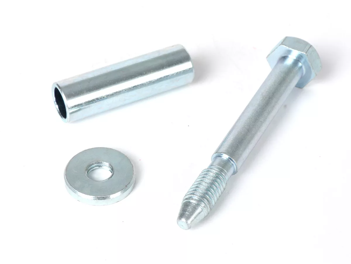 Skruvsats för reservhjulskåpa -OEM-kvalitet, M8x66mm- Vespa Rally180 (VSD1T), Rally200 (VSE1T), TS, 180 SS, GS160 (från nr 0054684)