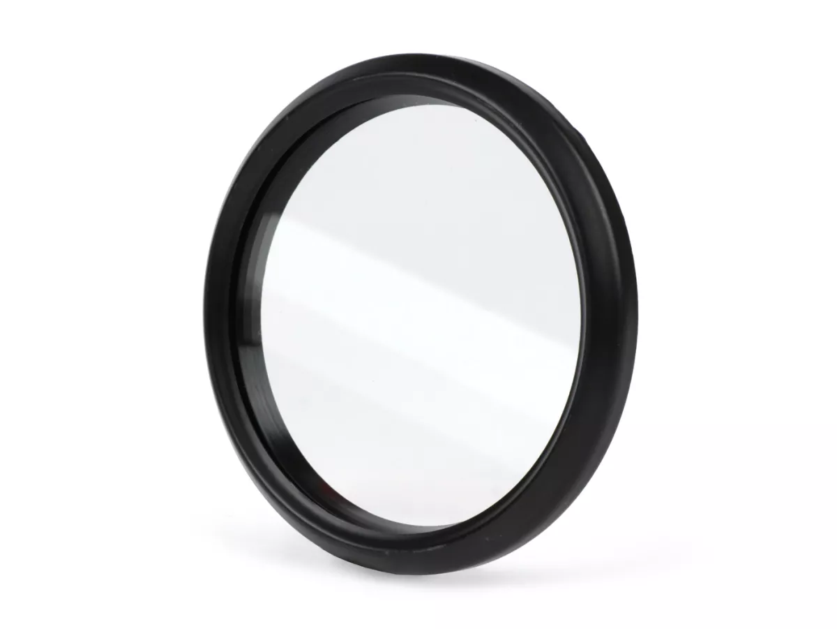 Speedo glas set -OEM QUALITY- Vespa Ø=85mm - PX alt (till 1984) - black speedometer ring