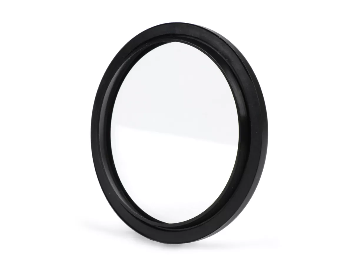 Speedo glas set -OEM QUALITY- Vespa Ø=85mm - PX alt (till 1984) - black speedometer ring