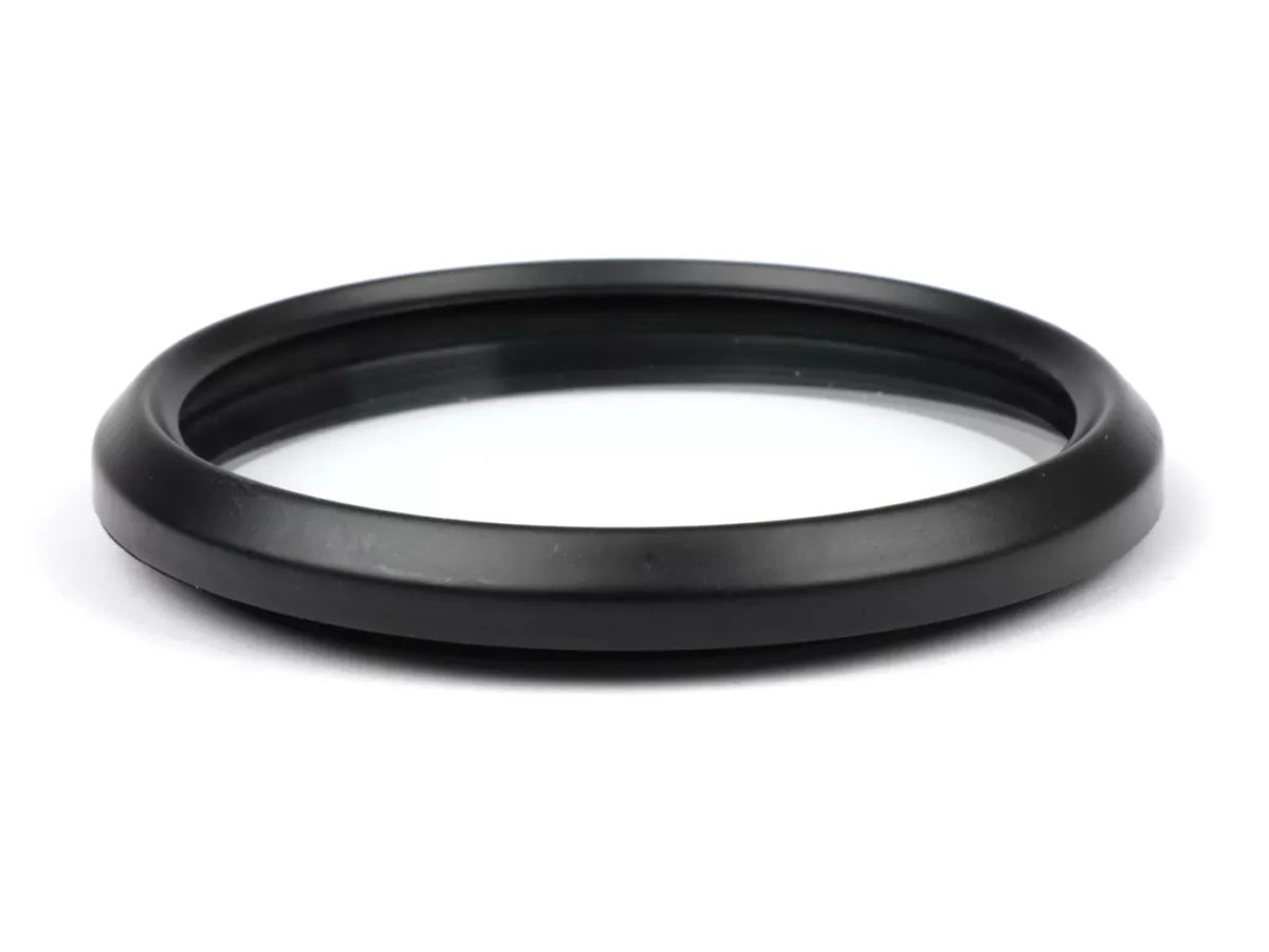Speedo glas set -OEM QUALITY- Vespa Ø=85mm - PX alt (till 1984) - black speedometer ring