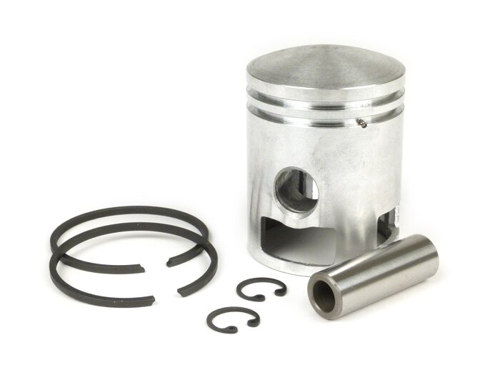 Piston -GOL- Vespa 125cc (3 transfer ports) - Vespa Super125 (engine no. 412374-), TS125 (engine no. 18139-), GTR125 (engine no. 145901-) - 52.5mm (standard)