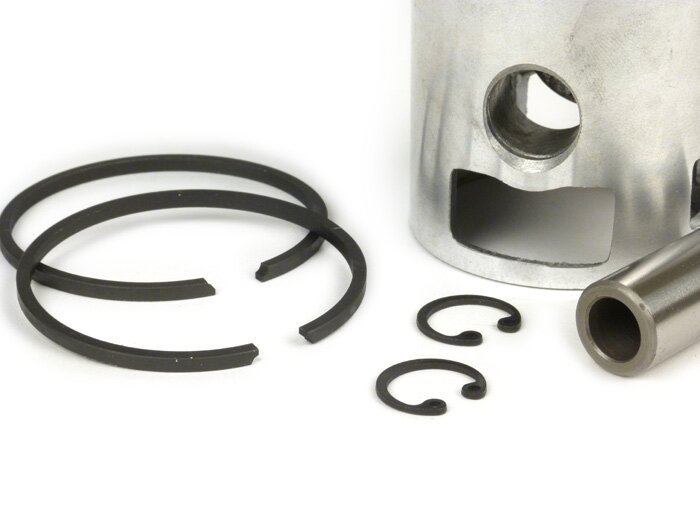 Piston -GOL- Vespa 125cc (3 transfer ports) - Vespa Super125 (engine no. 412374-), TS125 (engine no. 18139-), GTR125 (engine no. 145901-) - 52.5mm (standard)