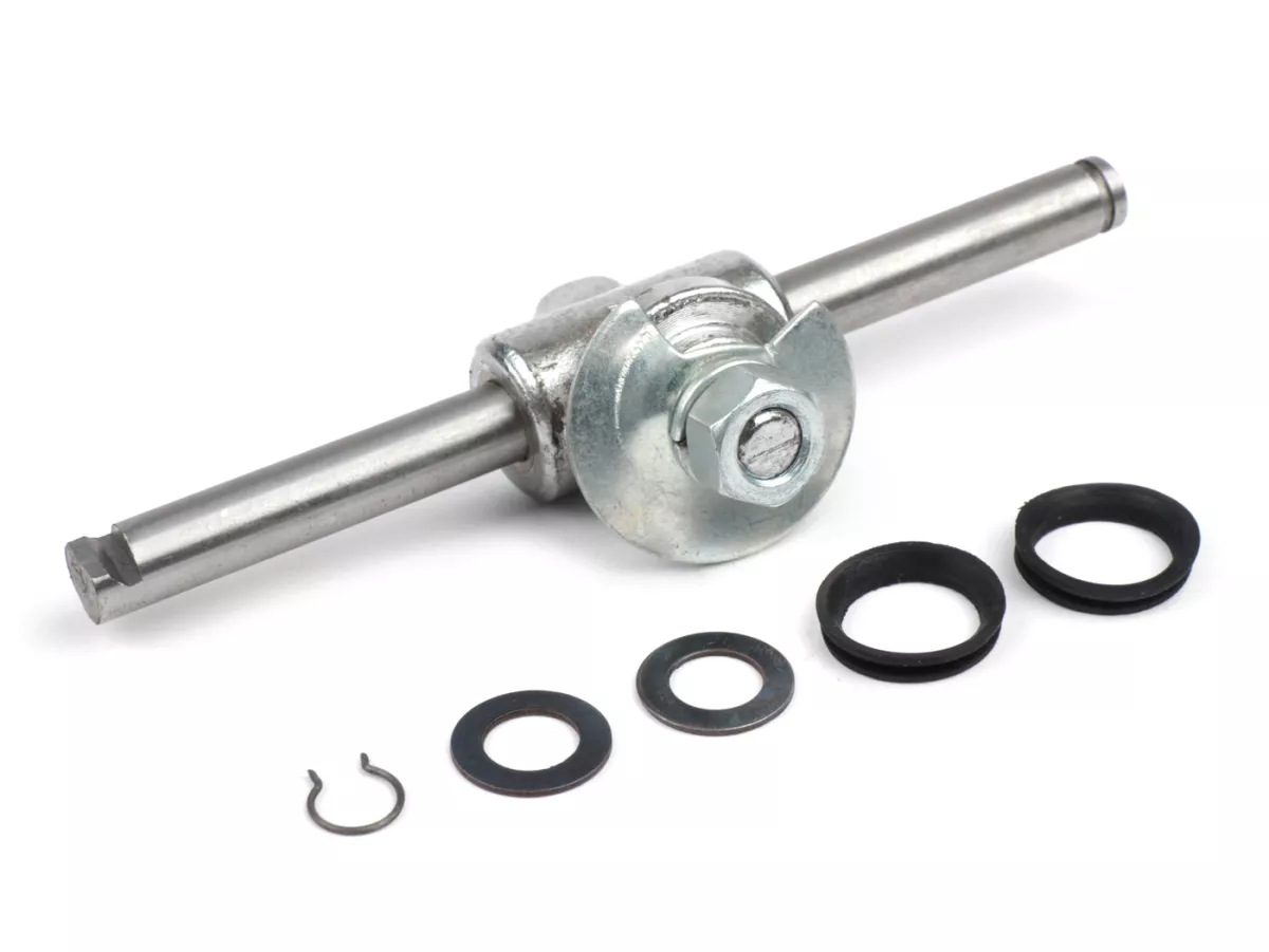 Brake shoe pivot set front / spring mount -OEM QUALITY- Vespa Sprint (1969-), GT125 (1969-) Super (1969-), GTR125 (VNL2T), TS125 (VNL3T), Rally180 (VSD1T), Rally200 (VSE1T)
