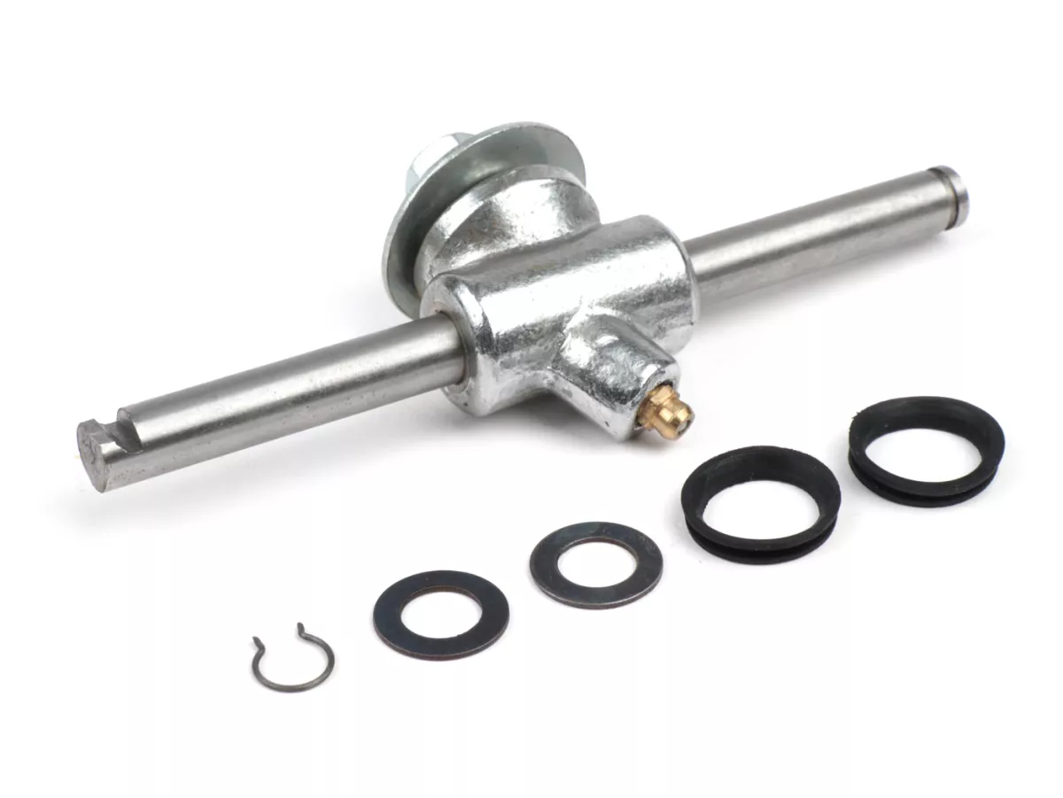 Brake shoe pivot set front / spring mount -OEM QUALITY- Vespa Sprint (1969-), GT125 (1969-) Super (1969-), GTR125 (VNL2T), TS125 (VNL3T), Rally180 (VSD1T), Rally200 (VSE1T)