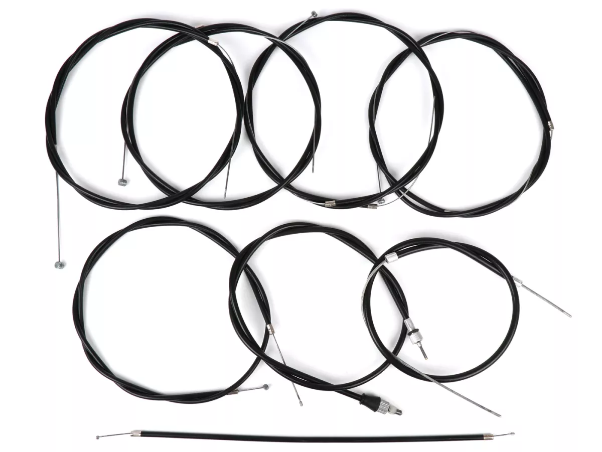 Set tarikan -PTFE- Lambretta DL, GP - (PE) Hitam