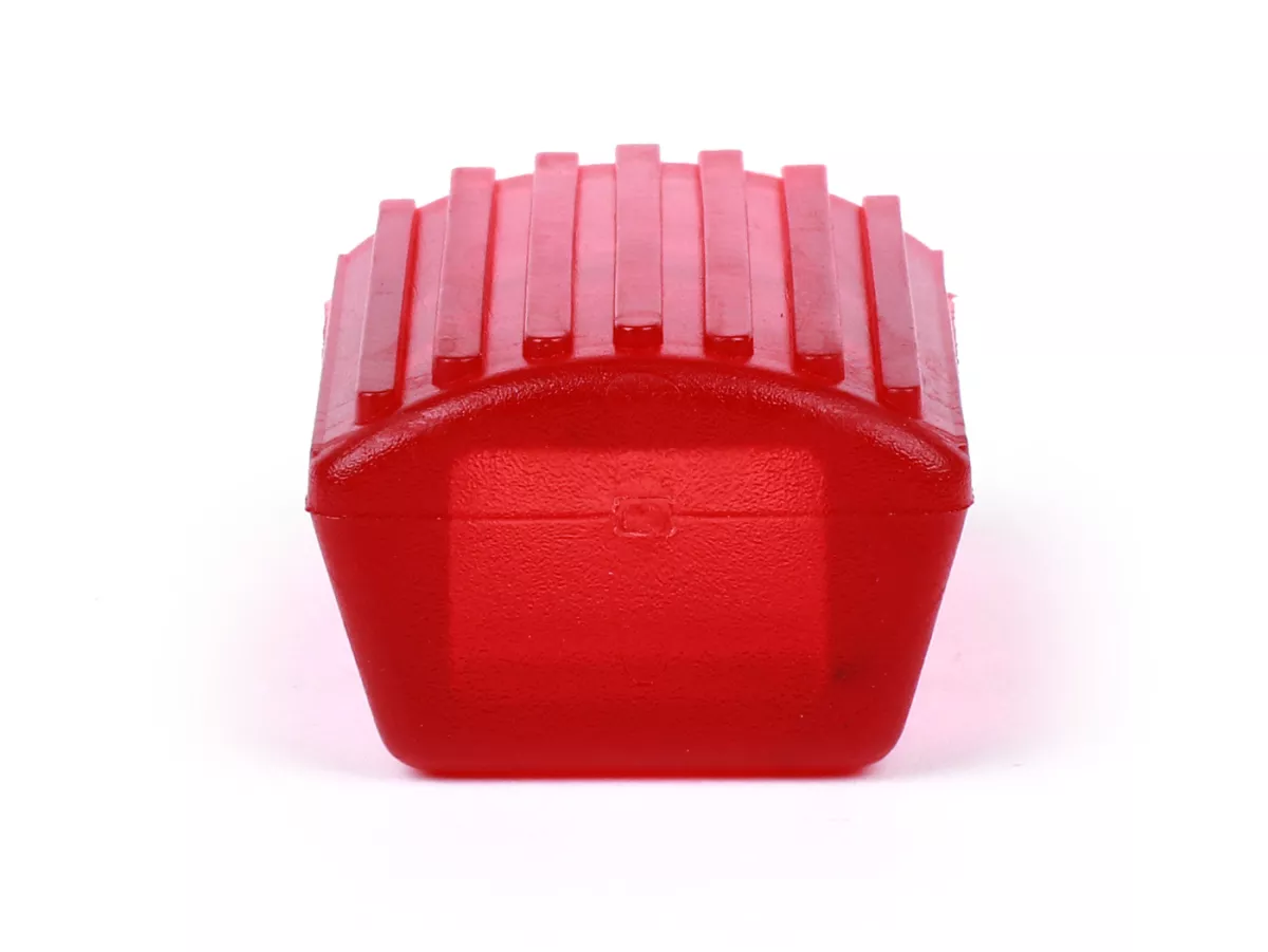 Karet pedal rem -VESPA bergelombang- Vespa Rally180 (VSD1T), Rally200 (VSE1T), Sprint150 (VLB1T), GT125 (VNL2T), GTR125 (VNL2T), GL150 (VLA1T) - Merah (tembus cahaya)