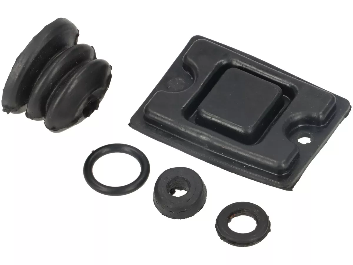 Kit d'étanchéité pompe de frein sur le guidon -QUALITÉ OEM- pour pompe de frein Grimeca/HengTong Vespa PX 98, MY, 2011, LML Star/Stella - entièrement hydraulique - convient aussi à la pompe de frein MMW
