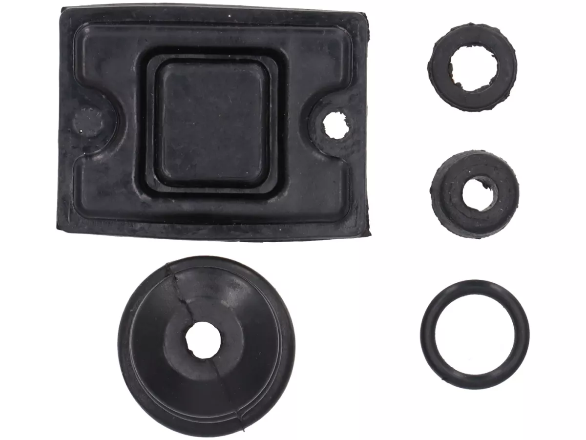 Kit d'étanchéité pompe de frein sur le guidon -QUALITÉ OEM- pour pompe de frein Grimeca/HengTong Vespa PX 98, MY, 2011, LML Star/Stella - entièrement hydraulique - convient aussi à la pompe de frein MMW