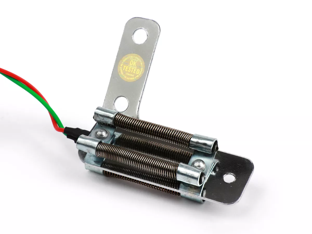 Résistance -QUALITÉ OEM- Motovespa 150 S (V13502C), 150 Sprint (04C), 150 GS (04C) - Position de montage sous le réservoir dans le cadre