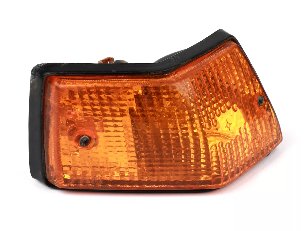 Indikator -FIEM- Vespa PX80, PX125, PX150, PX200, T5 125cc belakang kiri - Oranye
