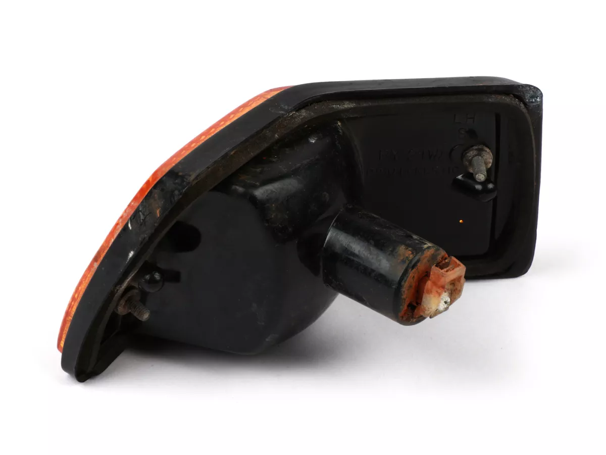Indikator -FIEM- Vespa PX80, PX125, PX150, PX200, T5 125cc belakang kiri - Oranye