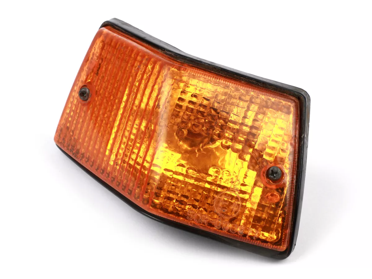 Indikator -FIEM- Vespa PX80, PX125, PX150, PX200, T5 125cc belakang kiri - Oranye