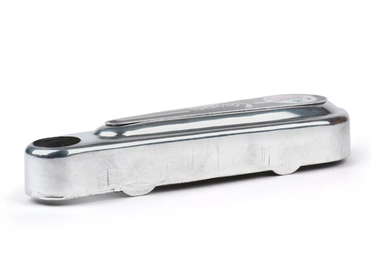 Copriforcellone -QUALITA' OEM- Vespa Rally180 (VSD1T), Rally200 (VSE1T), Sprint - nero (Vespa Service), con foro, lucido