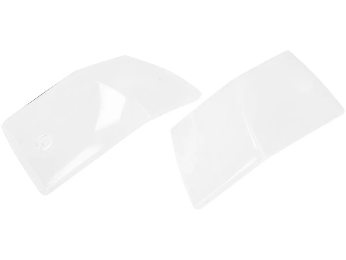 Pair of indicator lenses -OEM QUALITY- Vespa PX80, PX125, PX150, PX200, T5 125cc - colourless - rear