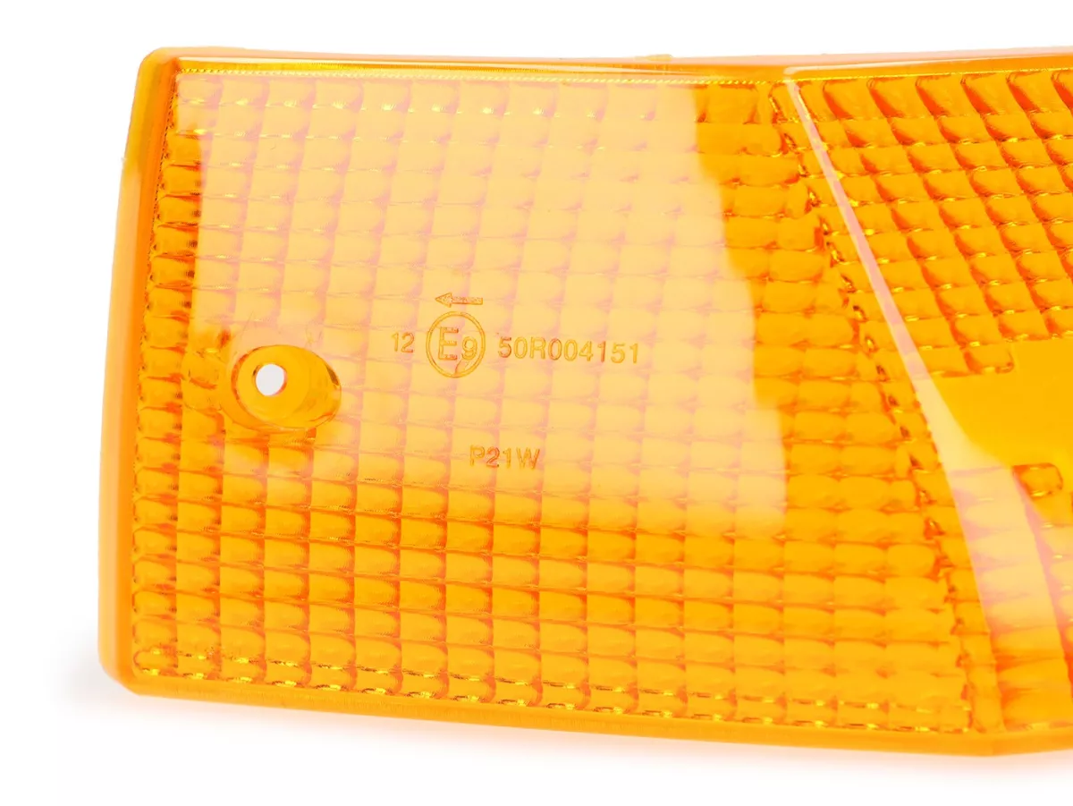 Indicator lens set -OEM QUALITY set of 4- Vespa PX80, PX125, PX150, PX200, T5 125cc - amber