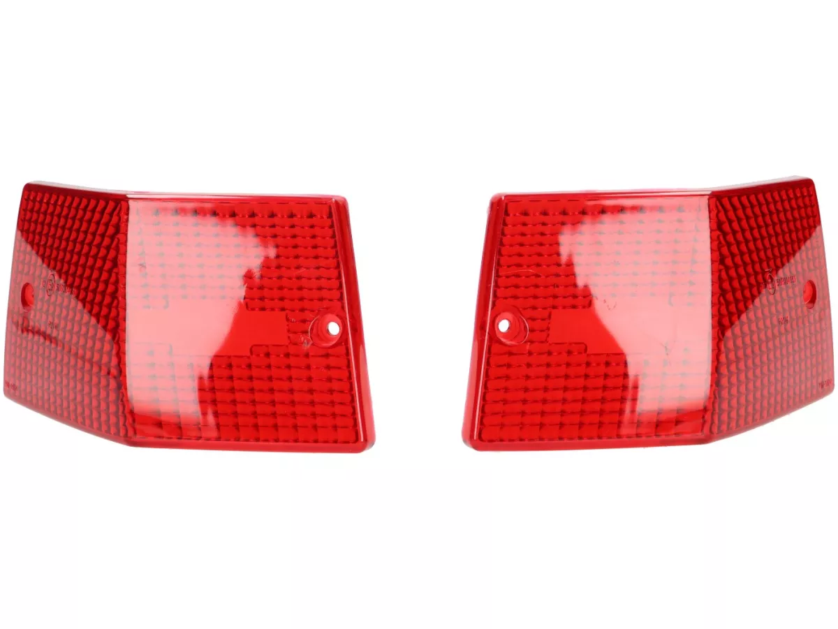 Indicator lens set -OEM QUALITY set of 4- Vespa PX80, PX125, PX150, PX200, T5 125cc - red