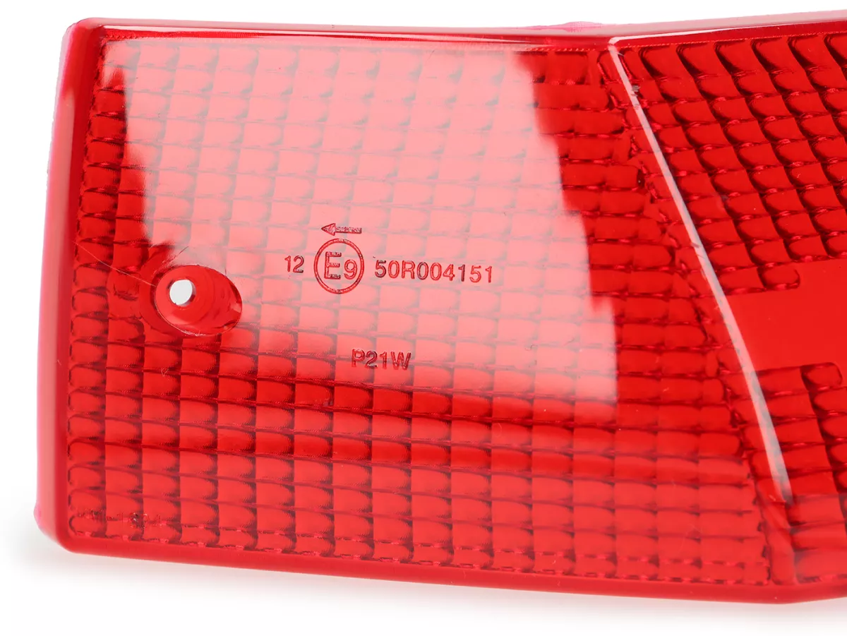 Indicator lens set -OEM QUALITY set of 4- Vespa PX80, PX125, PX150, PX200, T5 125cc - red