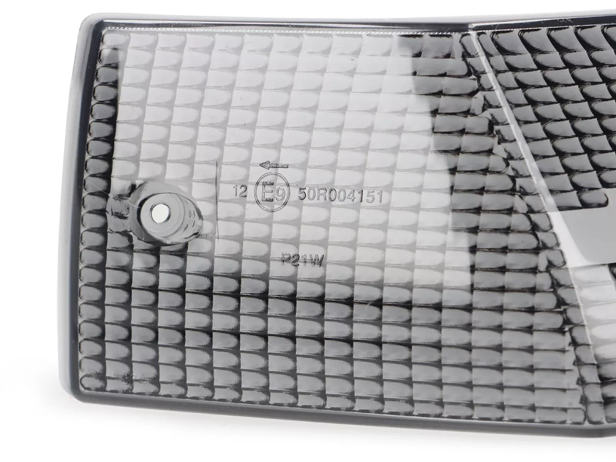 Knipperlichtglazen -OEM KWALITEIT set van 4 - Vespa PX80, PX125, PX150, PX200, T5 125cc - Zwart