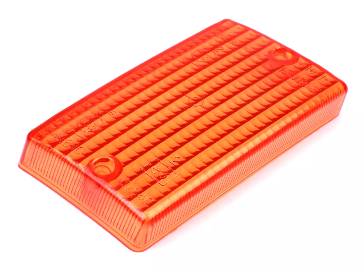 Indicator lens -SIEM- Vespa PK50 S, PK80 S, PK125 S rear lhs - amber