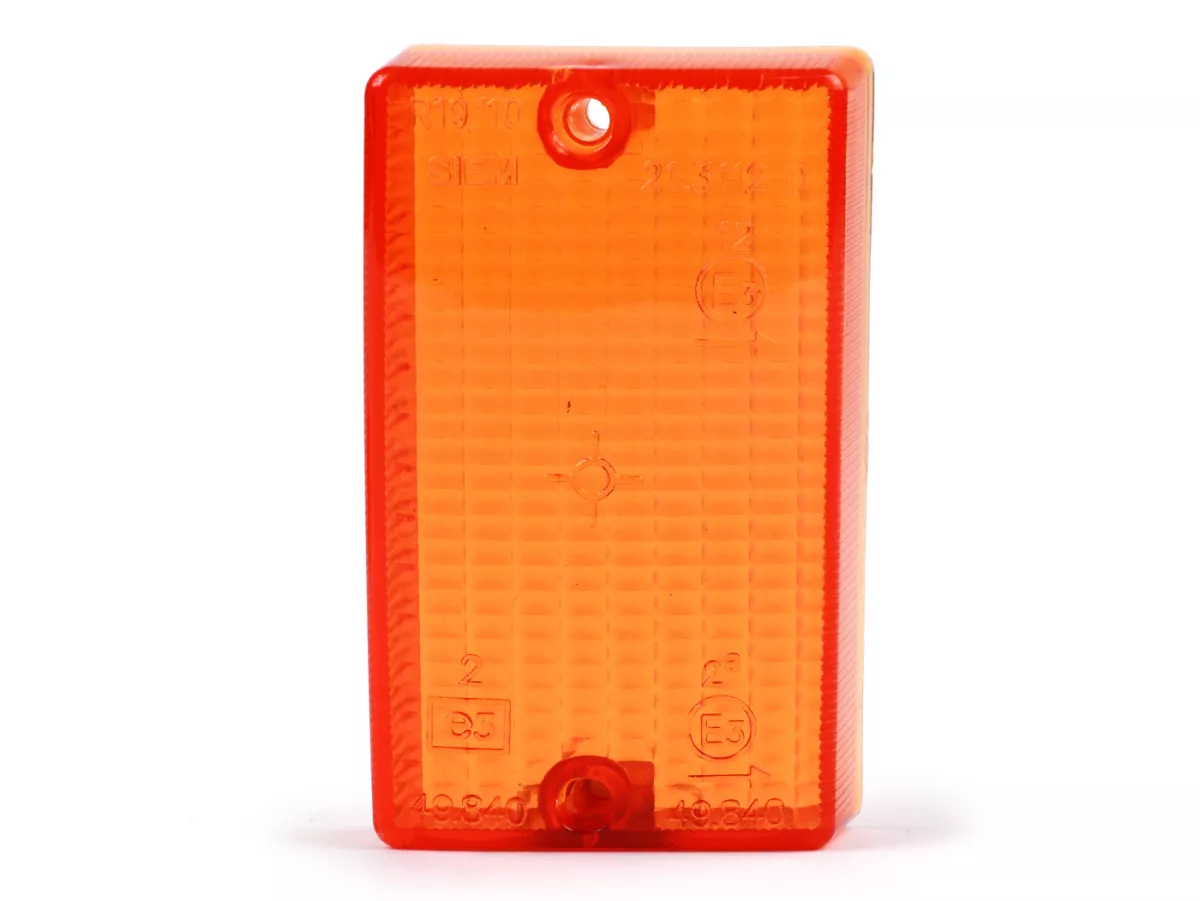 Indicator lens -SIEM- Vespa PK50 S, PK80 S, PK125 S rear rhs - amber