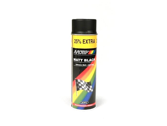 Paint -MOTIP- matt black - 500ml