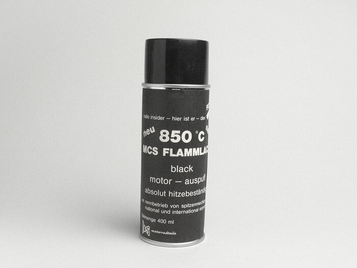 Vernice per scarichi -850°C- 400 ml - Nero