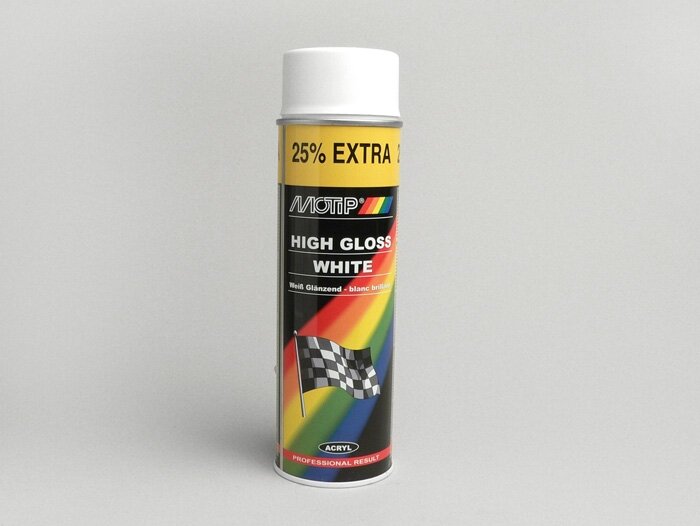 Paint -MOTIP-shiny  white - 500ml