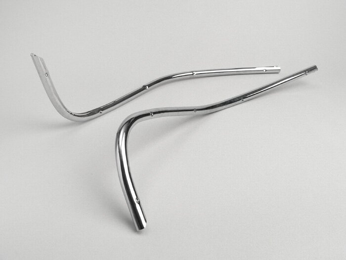 Legshield trim mono -AMS CUPPINI- Lambretta LI (series 3), LIS, SX, TV (series 3) - Chrome