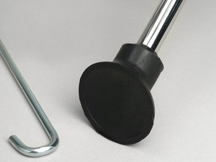 Portaequipajes trasero plegable + soporte rueda de repuesto -AMS CUPPINI- Vespa V50, PV125, ET3 - Cromo