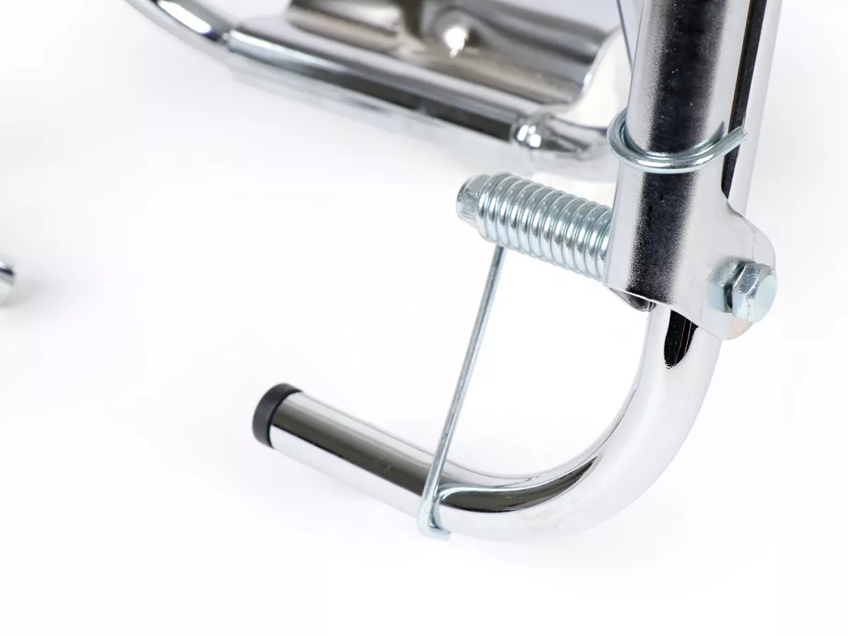 Porte bagages arrière rabattable -AMS CUPPINI 230x300mm- Vespa Rally180 (VSD1T), Rally200 (VSE1T), Sprint150 (VLB1T), TS125 (VNL3T), GTR125 (VNL2T) - chromé