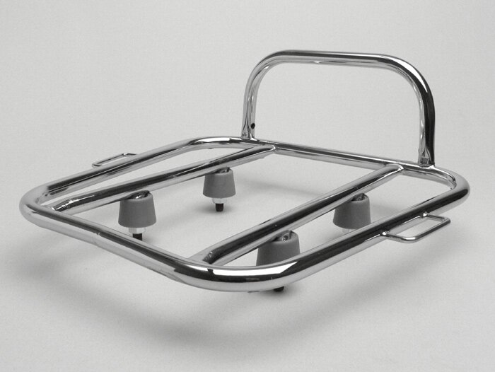 Bagagerek achter -AMS CUPPINI Sprint Rack- Lambretta LI (serie 3), LIS, SX, TV (serie 3), DL, GP - Chroom