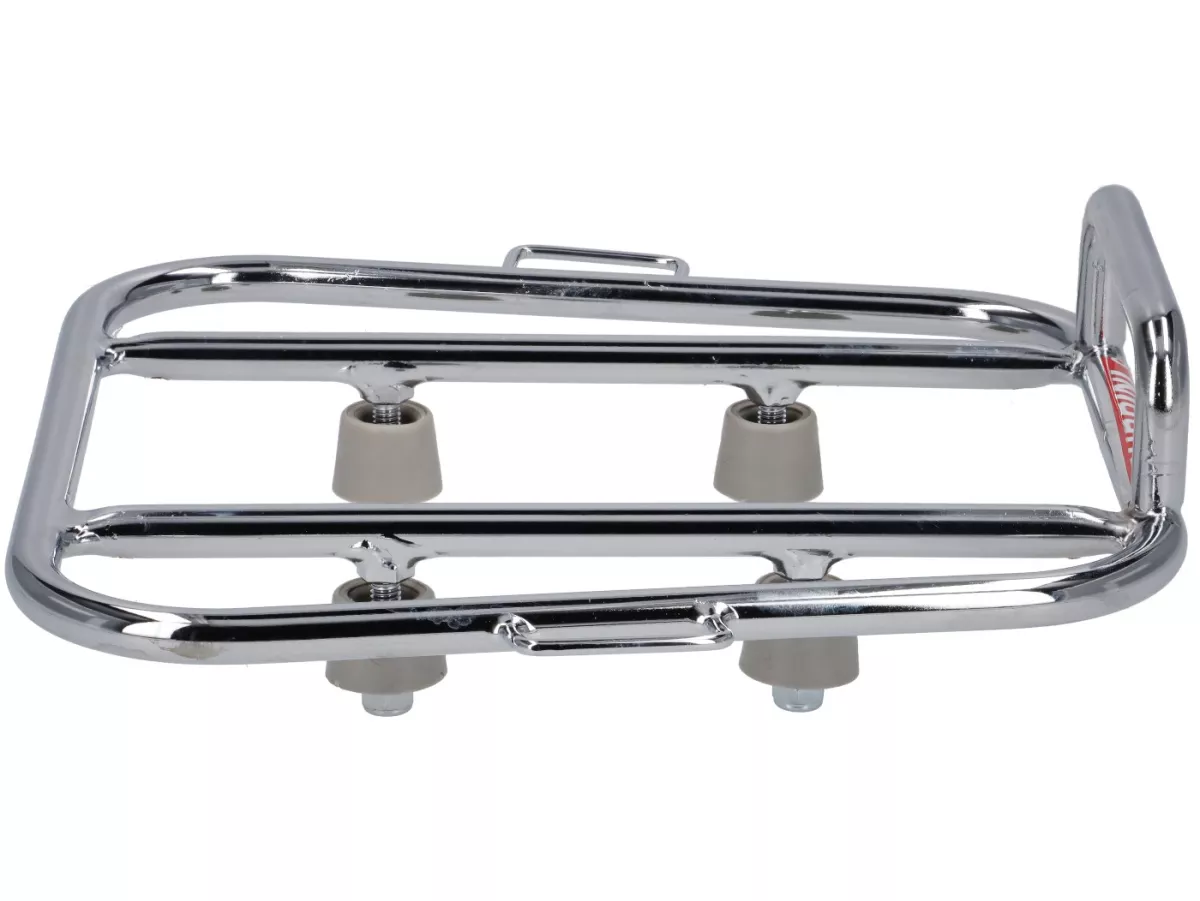 Rear rack -AMS CUPPINI Sprint Rack- Lambretta LI (series 3), LIS, SX, TV (series 3), DL, GP - chrome