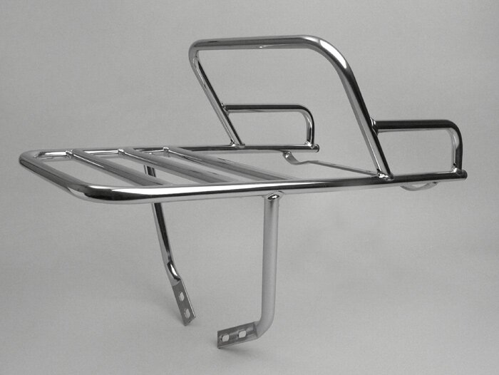 Bagagerek achter -AMS CUPPINI- Vespa PX80, PX125, PX150, PX200 - Chroom