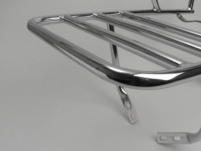 Bagagerek achter -AMS CUPPINI- Vespa PX80, PX125, PX150, PX200 - Chroom