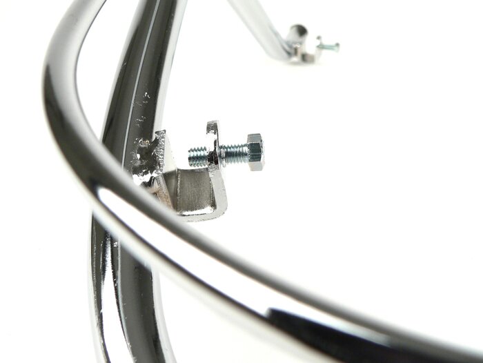 Parachoques delantero -AMS CUPPINI- Lambretta LI (Serie 3) - Cromo