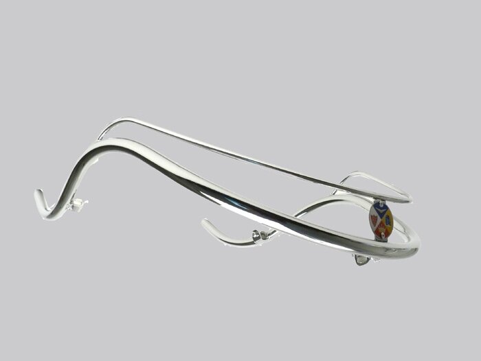 Voorbumper -AMS CUPPINI- Lambretta LI (serie 1-2), TV (serie 1-2) - Chroom