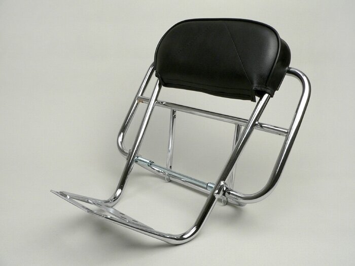 Porte bagages arrière rabattable avec dosseret -AMS CUPPINI- Vespa Largeframe