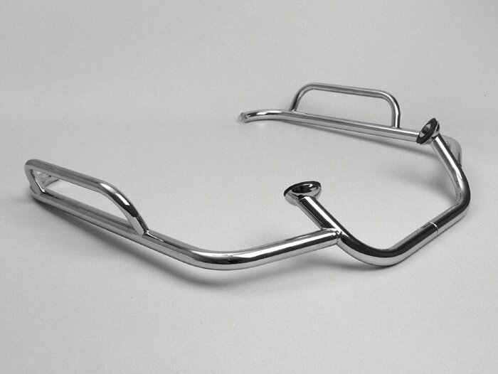 Protector de piernas -AMS CUPPINI- Vespa Largeframe, Lambretta LI (Serie 3), LIS, SX, TV (Serie 3), GL, GP - Cromado