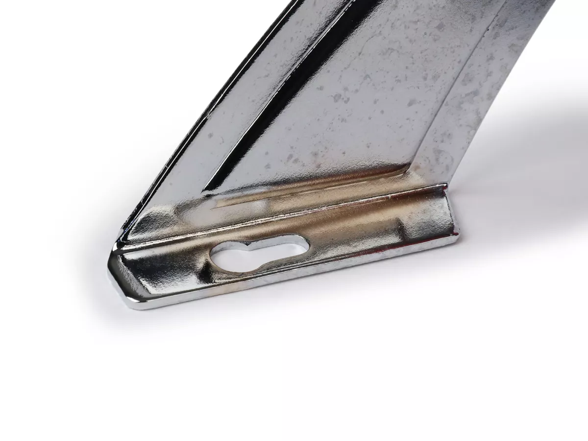 Bakre skyddsbåge -AMS CUPPINI- Vespa V50, PV125, ET3 - Krom / Blå