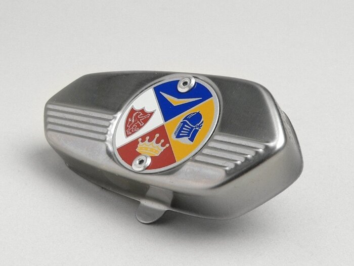 Penutup lengan ayun -CUPPINI- Vespa V50, ET3, PV125 - logo baru AMS Cuppini
